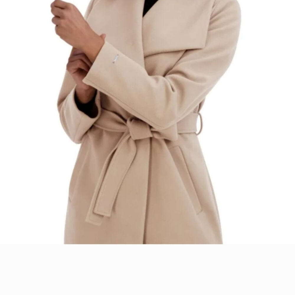 NWT Tahari Luxe Ladies' Faux Wool Wrap Coat,   XXL 2X 3X - Picture 7 of 10